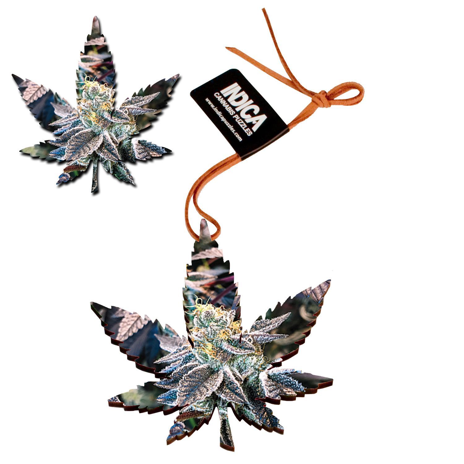Leaf Shape Magnet/Ornament: "Grape Licorice Cookies"