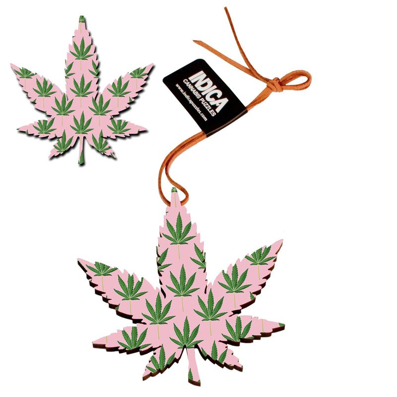 Leaf Shape Magnet/Ornament: "Mary Jane"