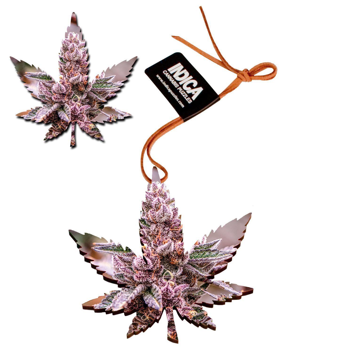 Leaf Shape Magnet/Ornament: "Tropicana Cookies"