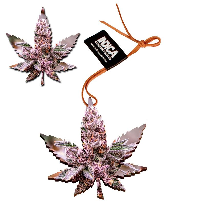 Leaf Shape Magnet/Ornament: "Tropicana Cookies"