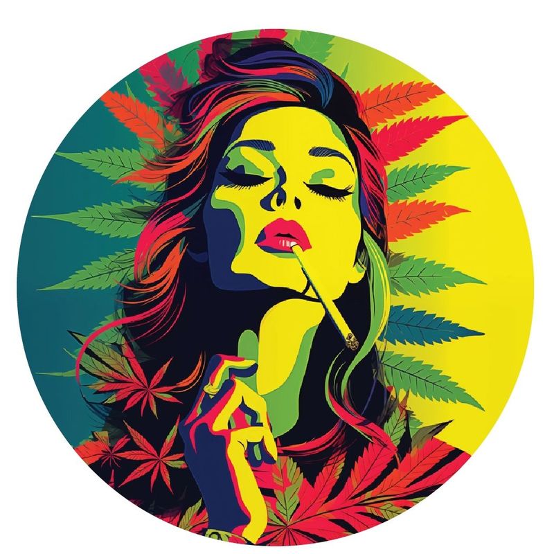 Ray Heere "Flirty Slurty" 3.5" Coaster Box Set of 4