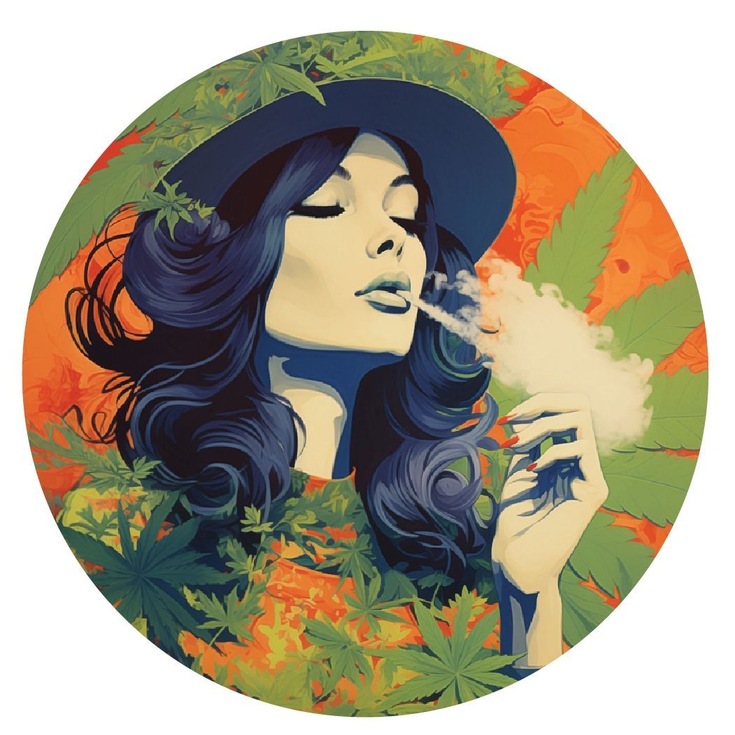 Ray Heere "Hazy Jane" 3.5" Coaster Box Set of 4