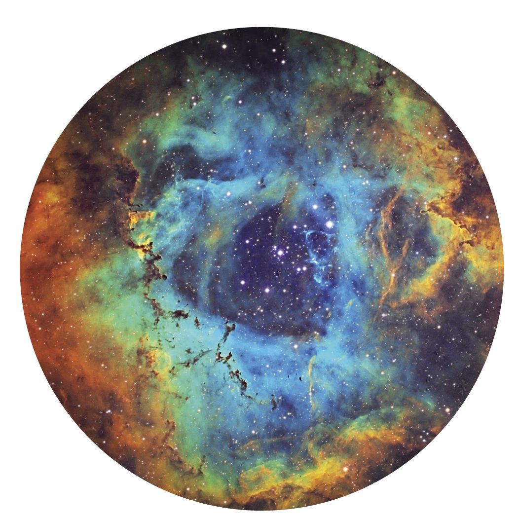 Indica "Galactic Bud" 3.5" Coaster Box Set of 4
