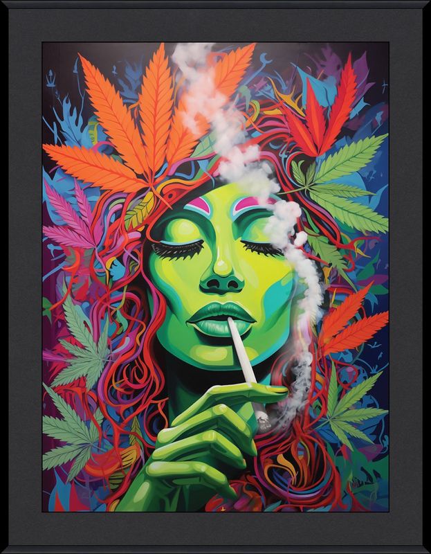 Ray Heere " Ganga Girl" Wall Art - Framed