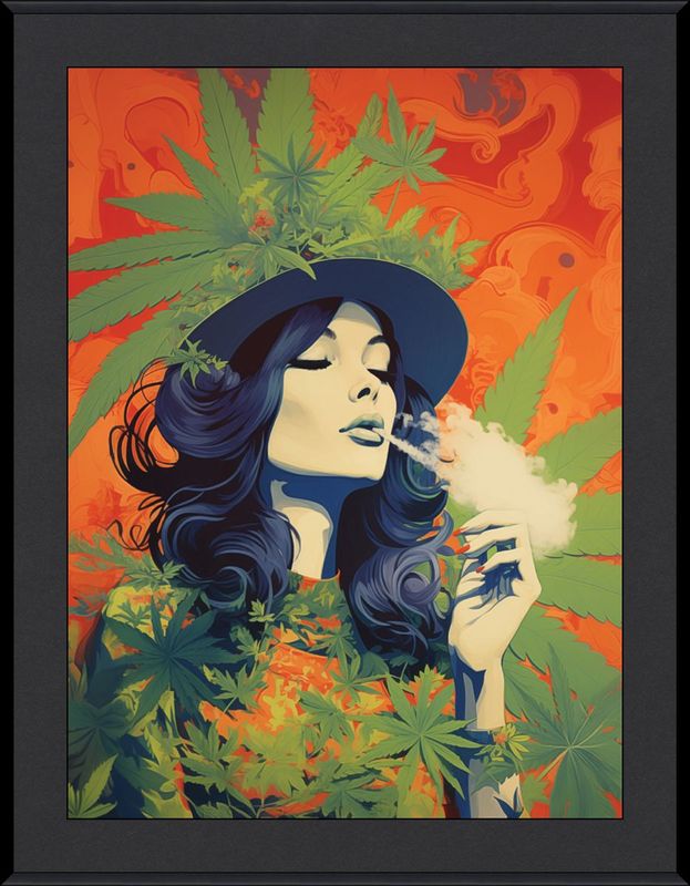 Ray Heere " Hazy Jane" Wall Art - Framed