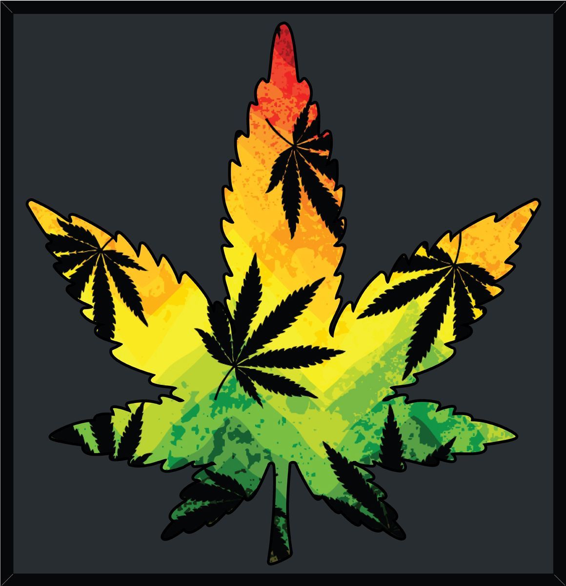 Indica "Rastafarian Pride" Wall Art - Framed