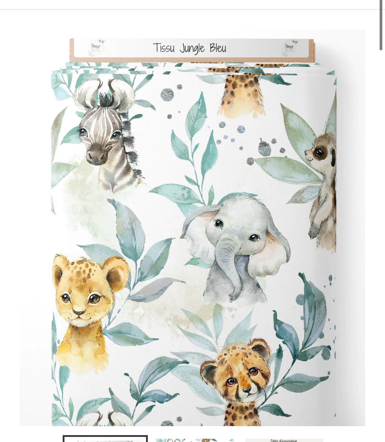 Cocon jungle bleu