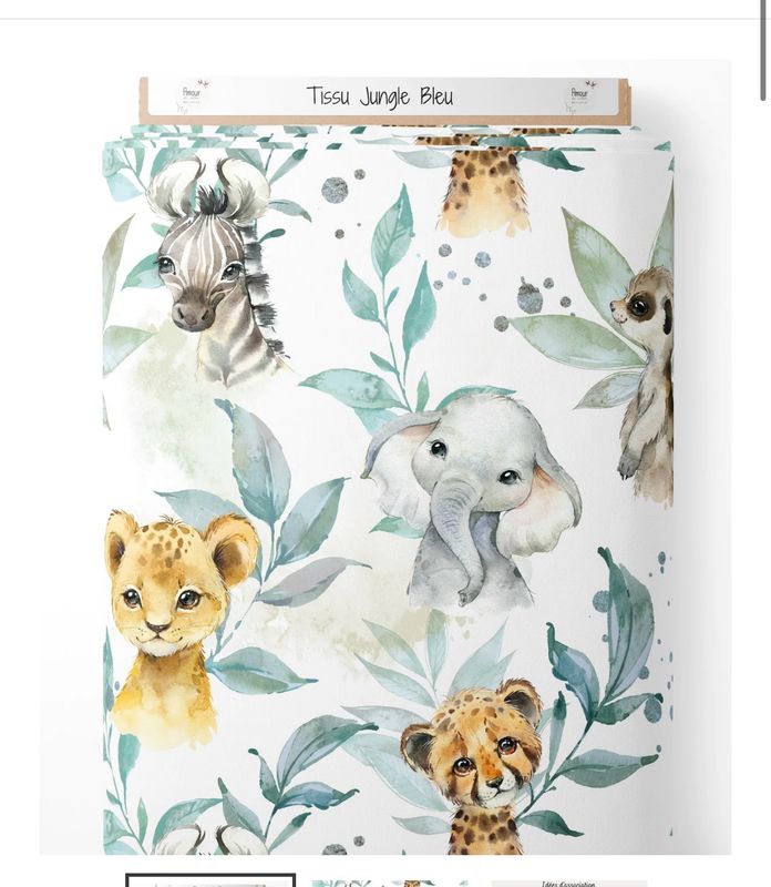 Cocon jungle bleu