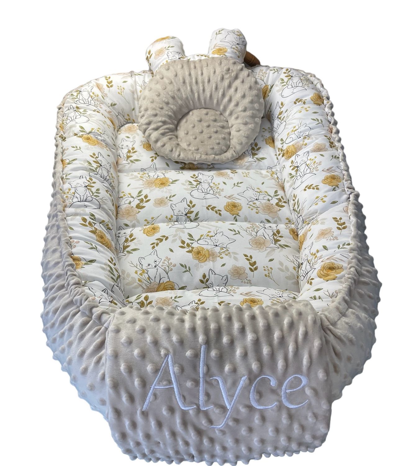Cocon renard floral