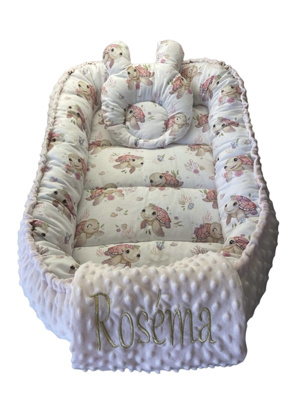 Cocon tortue rose