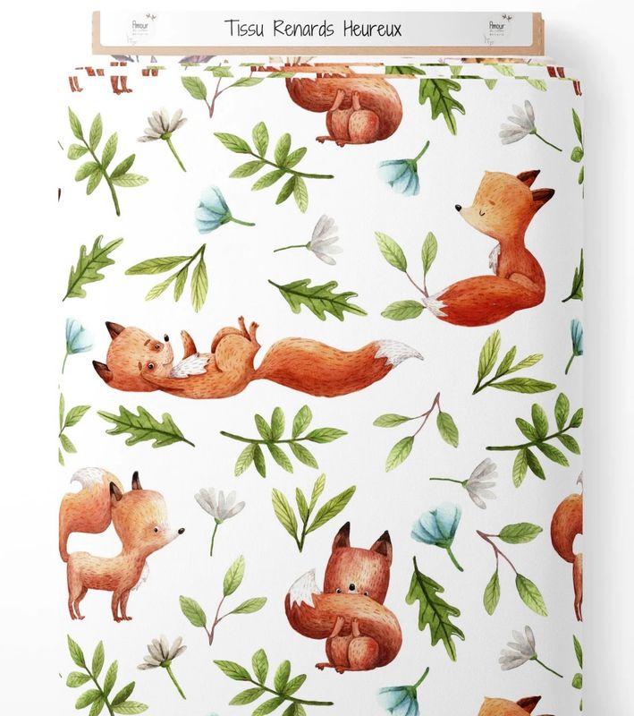 Carnet de santé renards heureux