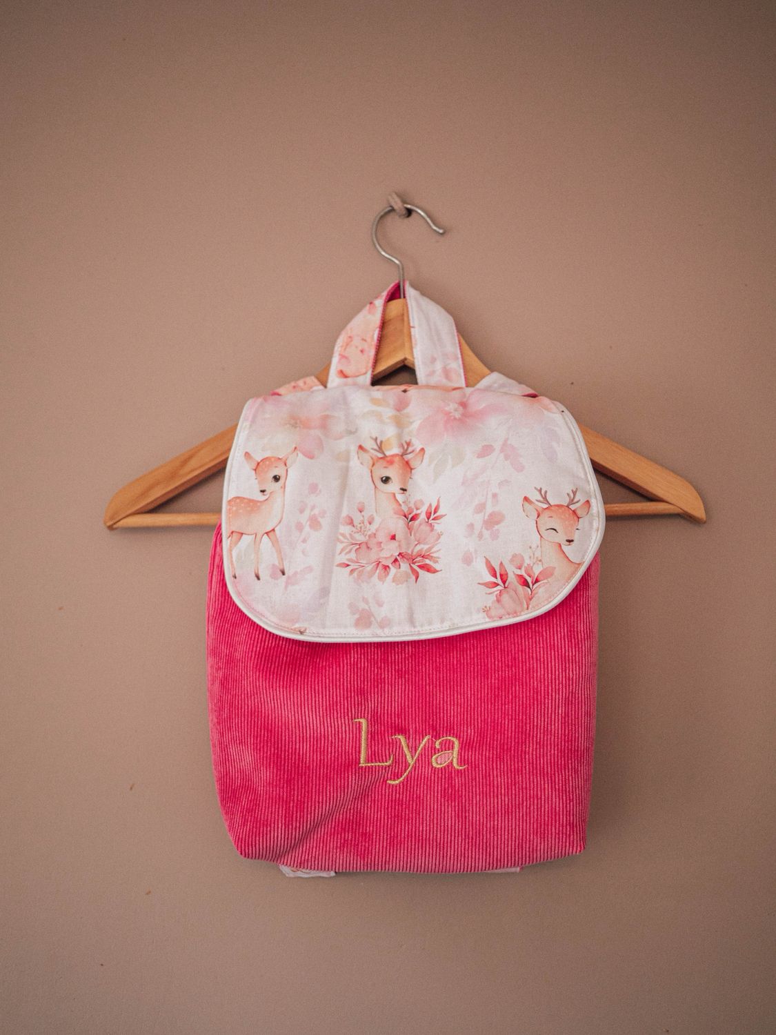 Sac à dos biches colorées