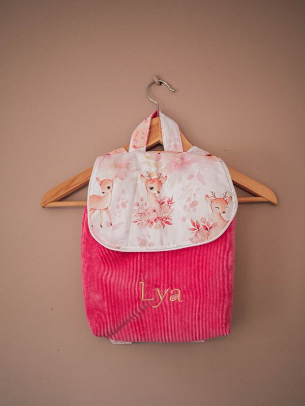Sac à dos biches colorées