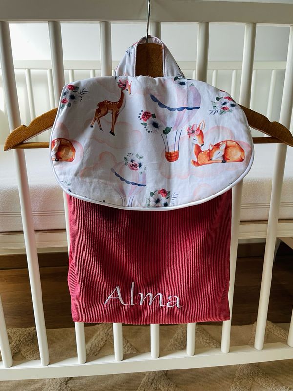 Sac à dos biches avec montgolfières