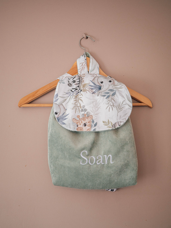 Sac à dos savane mignon bleu