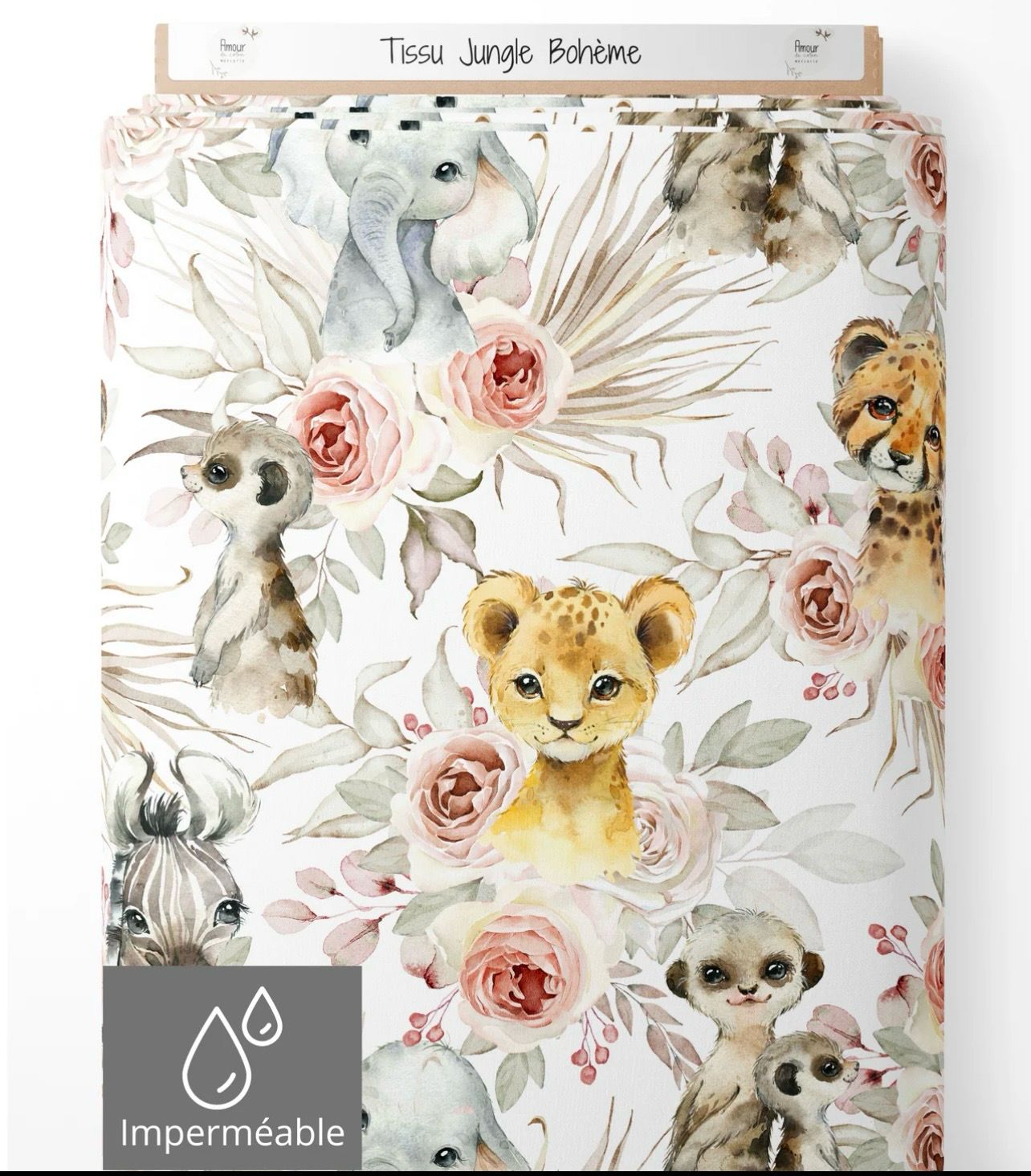 Poncho jungle bohème imperméable
