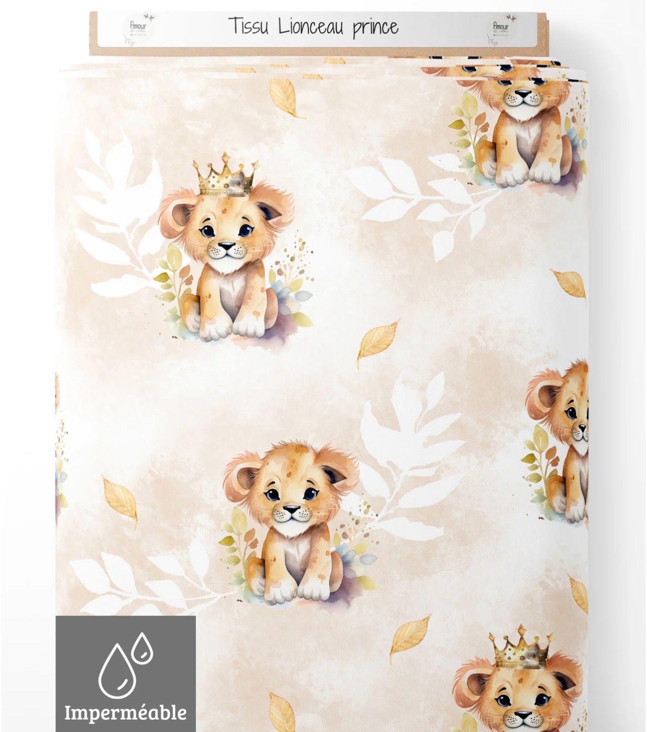 Poncho lionceau prince imperméable