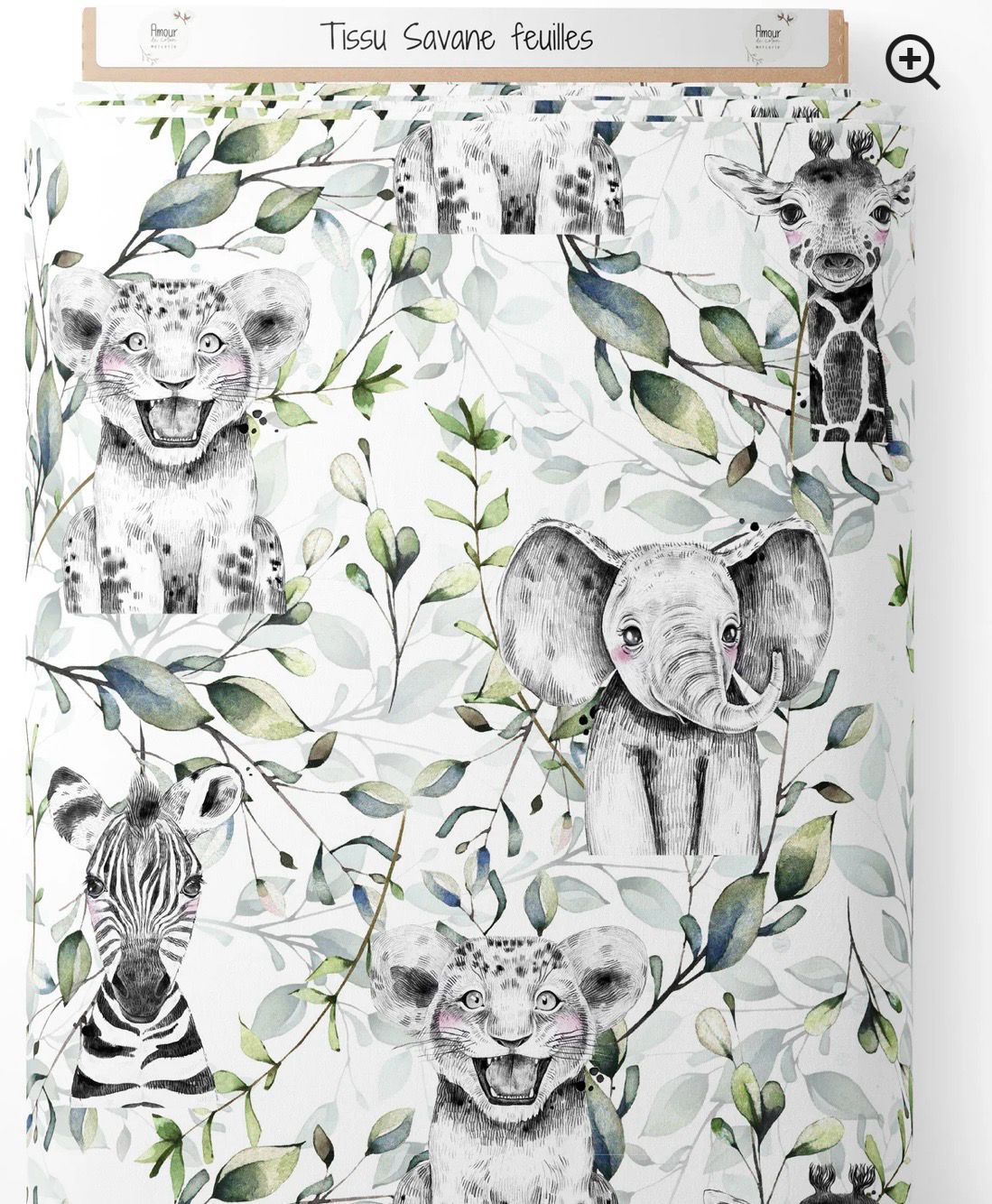 Doudou savane feuilles