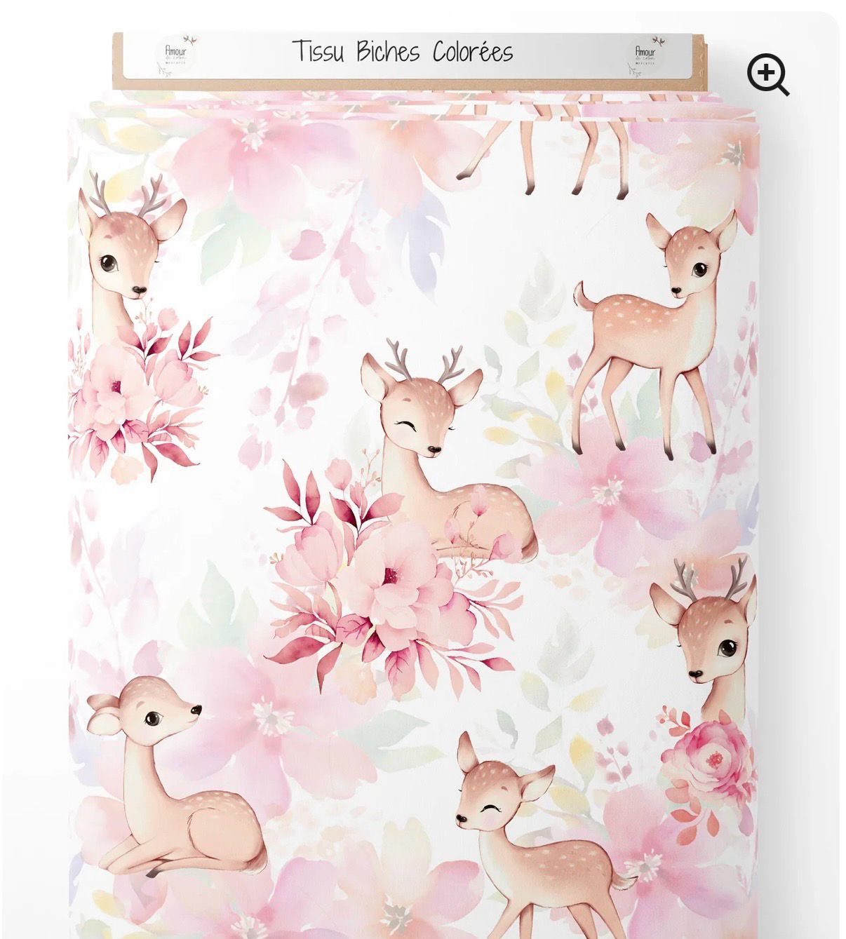 Doudou biches colorées