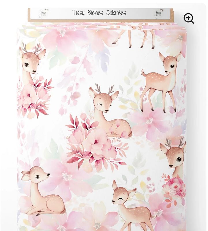 Doudou biches colorées