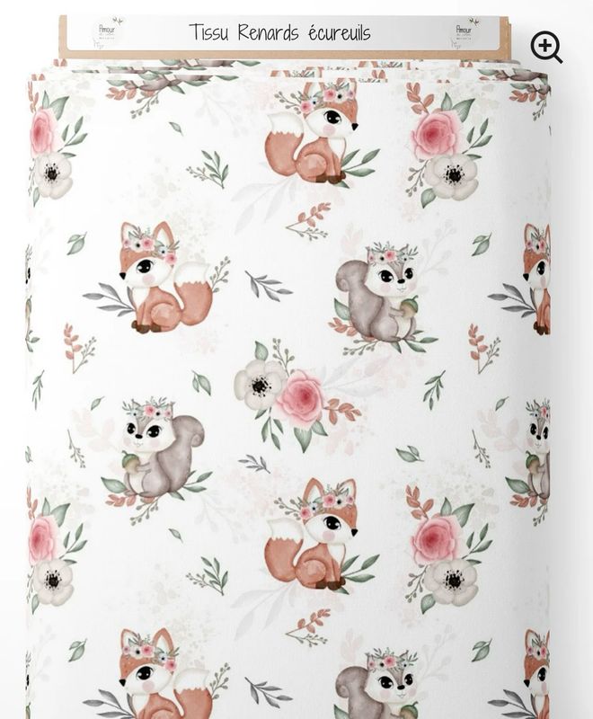 Doudou renards écureuils