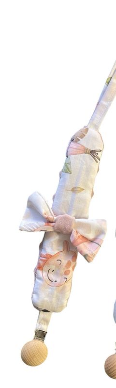 Attache tétine girafes