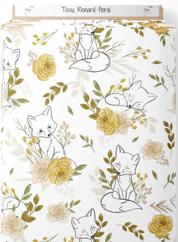 Chancelière renard floral