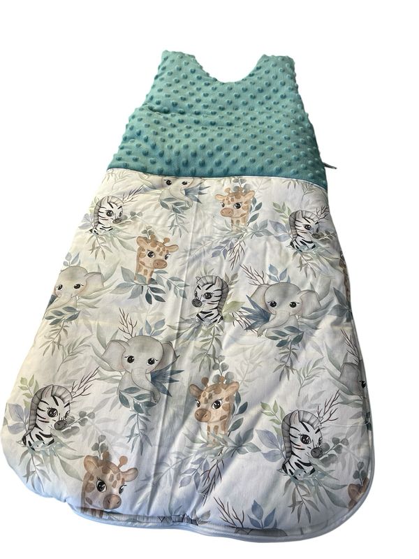 Gigoteuse safari mignon bleu
