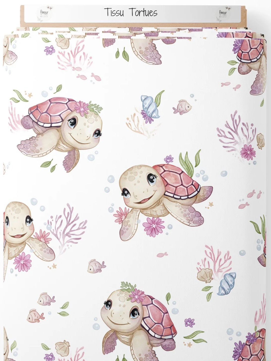 Gigoteuse Tortue rose