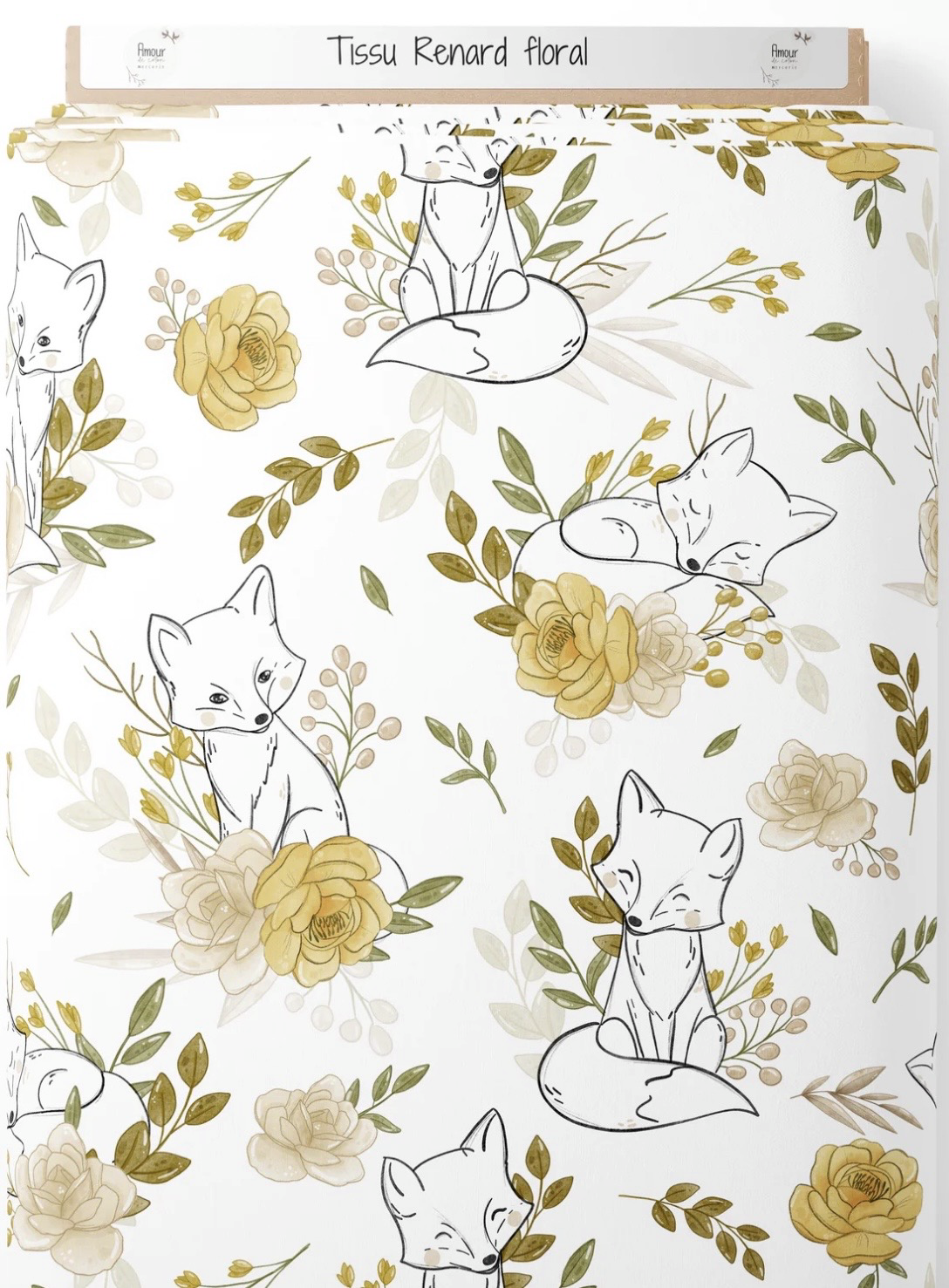 Gigoteuse renard floral