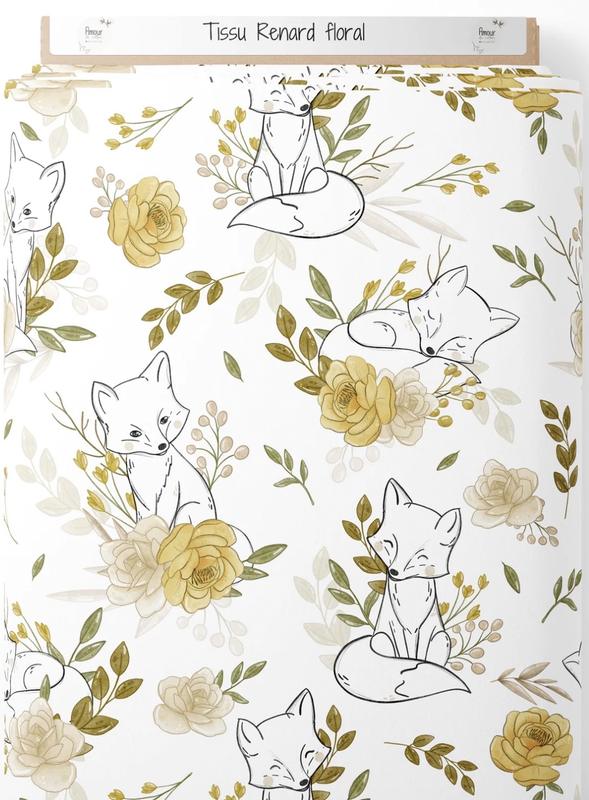 Gigoteuse renard floral