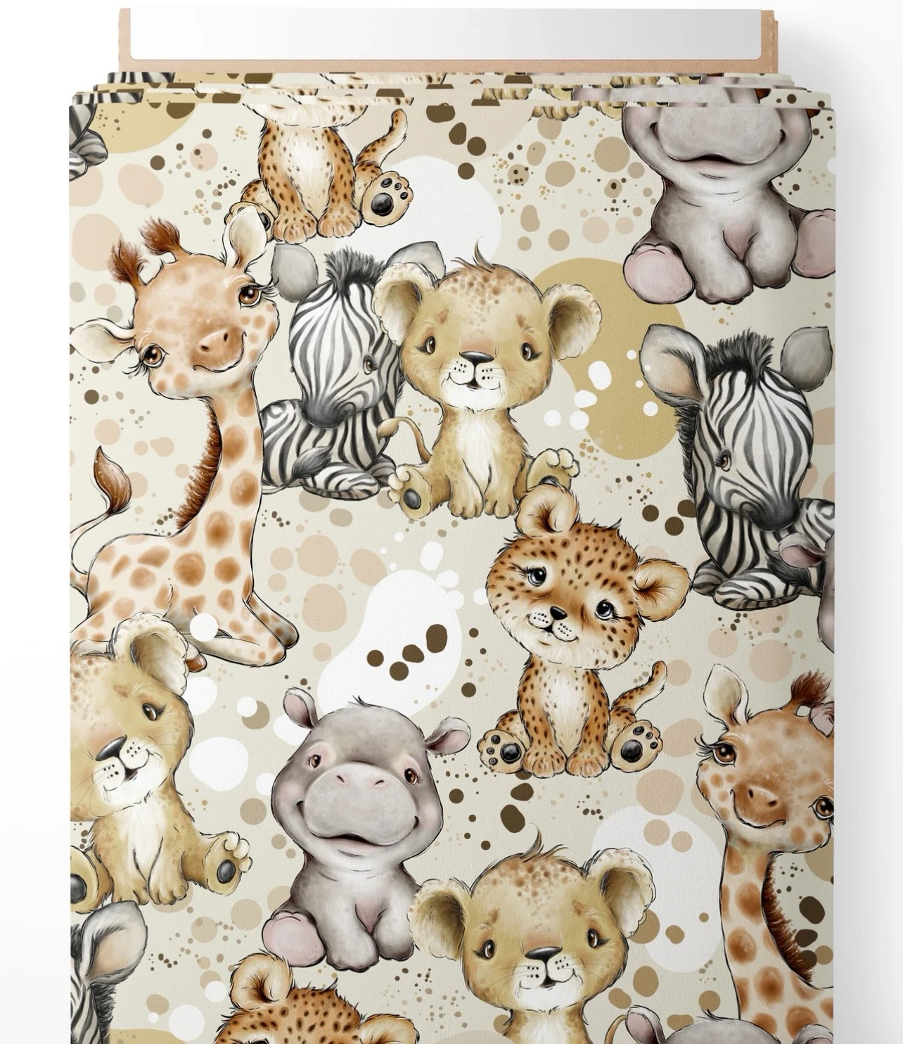 Tour de parc et tapis savane beige