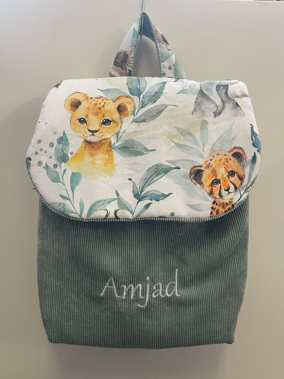 Sac à dos jungle bleu