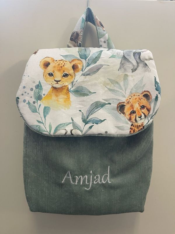 Sac à dos jungle bleu