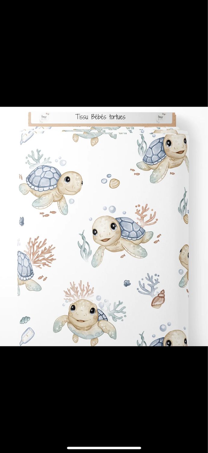 Cocon tortue bleu