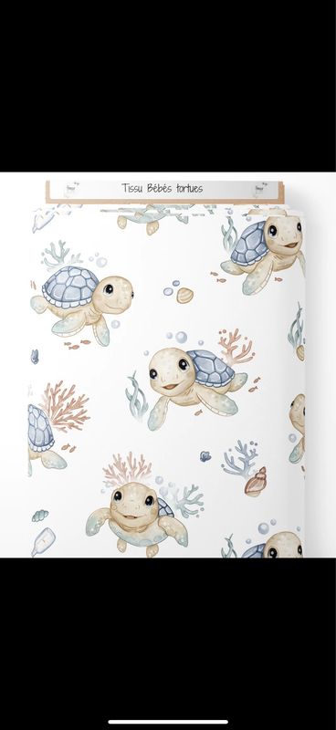 Cocon tortue bleu