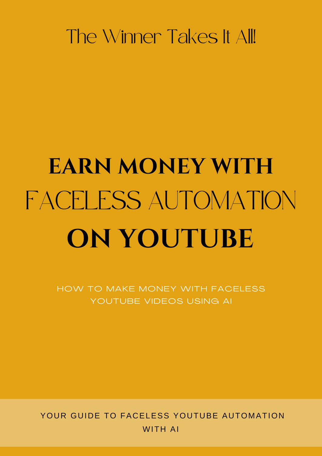 Learn How To Earn Money With Faceless Automation On YouTube