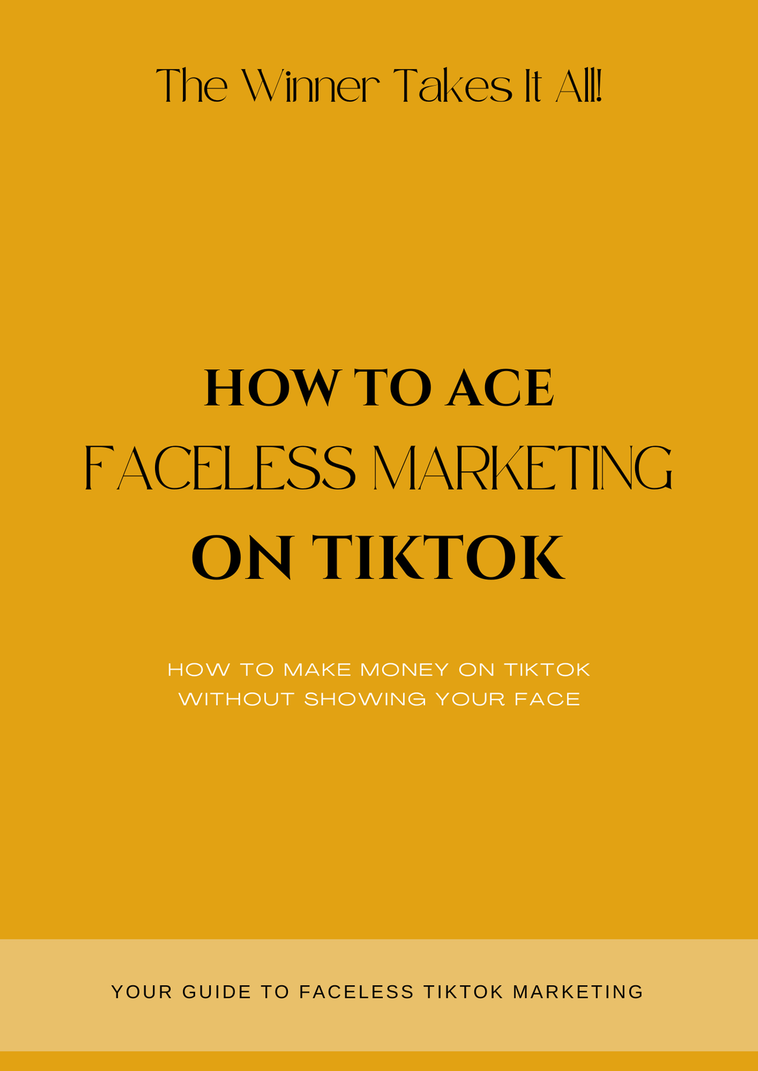 Learn How To Ace Faceless Marketing On TikTok