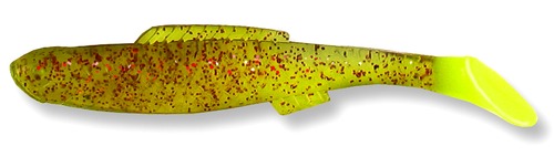 165 Egret Bayou Chub Minnow Avocado/Chart Tail 3.5 inch (8/pk)