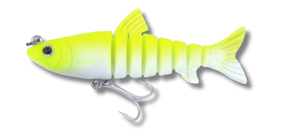 105 Vudu Mullet Chartreuse 4.5 inch 1/2 oz (1/pk)