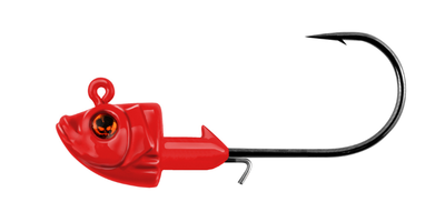 Vudu Jig Head 3/8 oz 3/pk - Vudu Eye Red