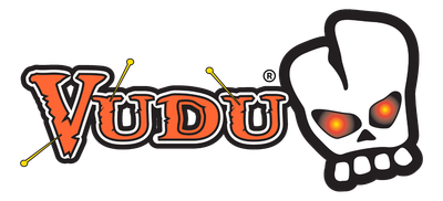 VUDU STICKER 4.25&quot; x 7&quot; Kayak &amp; Cooler Orange