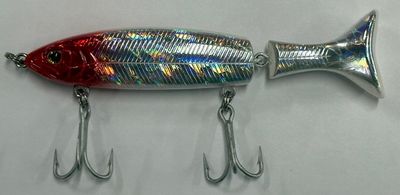 KICK-A-JR 4 Inch SUSPENDING HOLOGRAPH RED HEAD FLASH