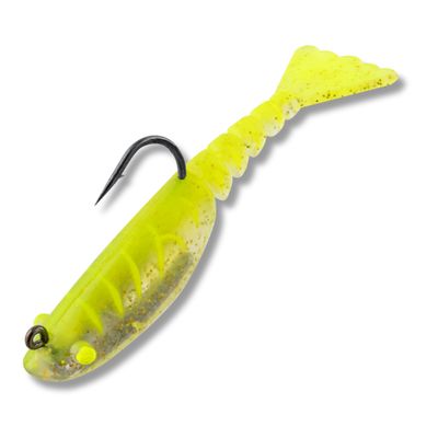 15 Vudu Mambo Shrimp Chartreuse 3 inch 1/8 oz 2/pk