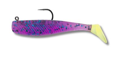 10 Vudu Rigged Quiver Shad Tiger Bait 3 inch 1/8 oz 2/pk
