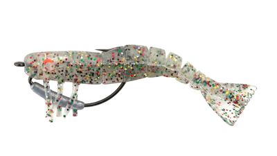 47 Vudu Weedless Shrimp Creole Magic 3.5 inch 1/8 oz 2/pk