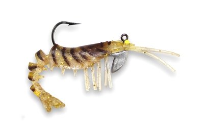 46 Vudu Shrimp Golden Tiger 3.25 inch 1/4 oz (2/pk)