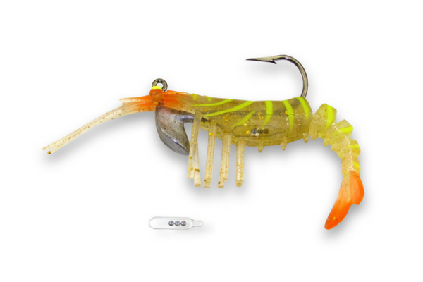 40 Vudu Shrimp Rattler Bayou Brew 3.5 inch 1/4 oz (2/pk) DISCONTINUED
