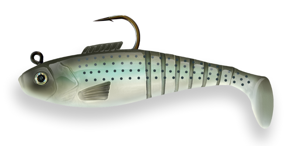 13 Vudu Shad Striped 3 inch 1/4oz 3/pk