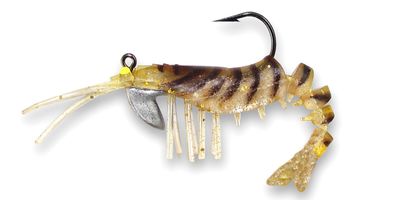 46 Vudu Shrimp Golden Tiger 3.25 inch 1/4 oz (2/pk)